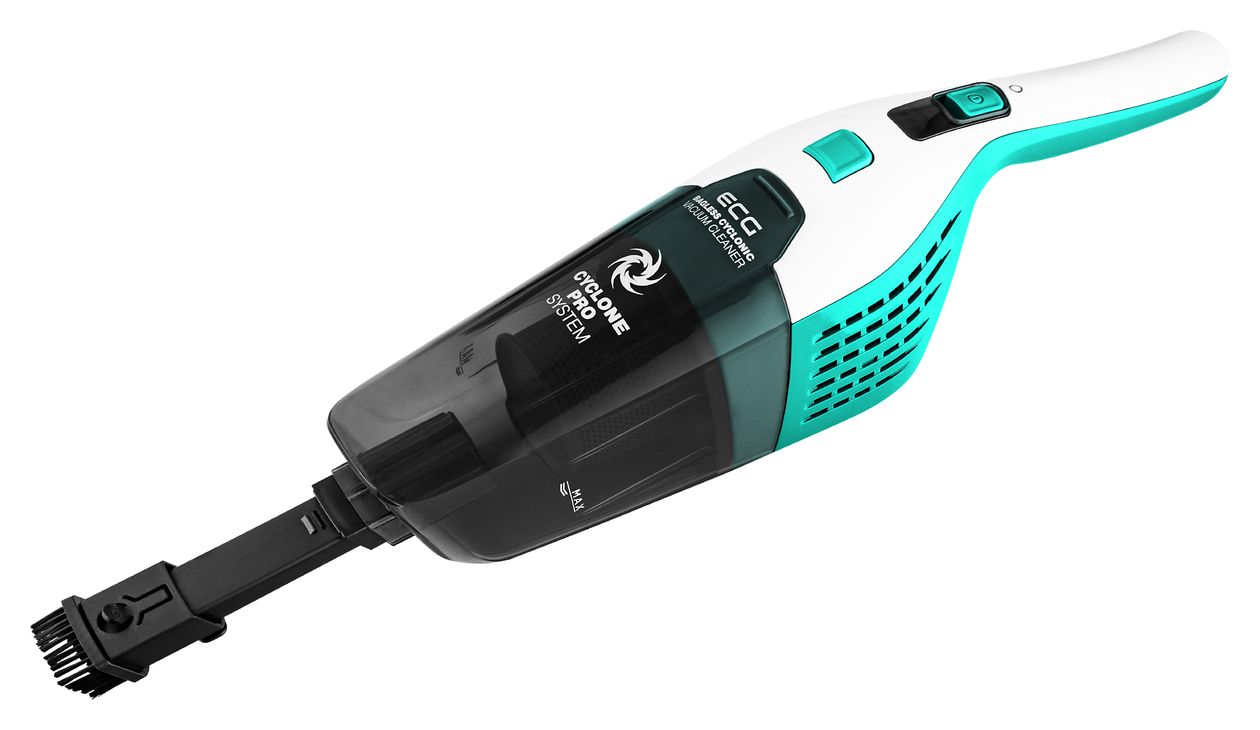 VT3420 2in1 Handstaubsauger Beutellos bis 60 min Laufzeit 3,7 V (Schwarz, Blau, Weiß) 