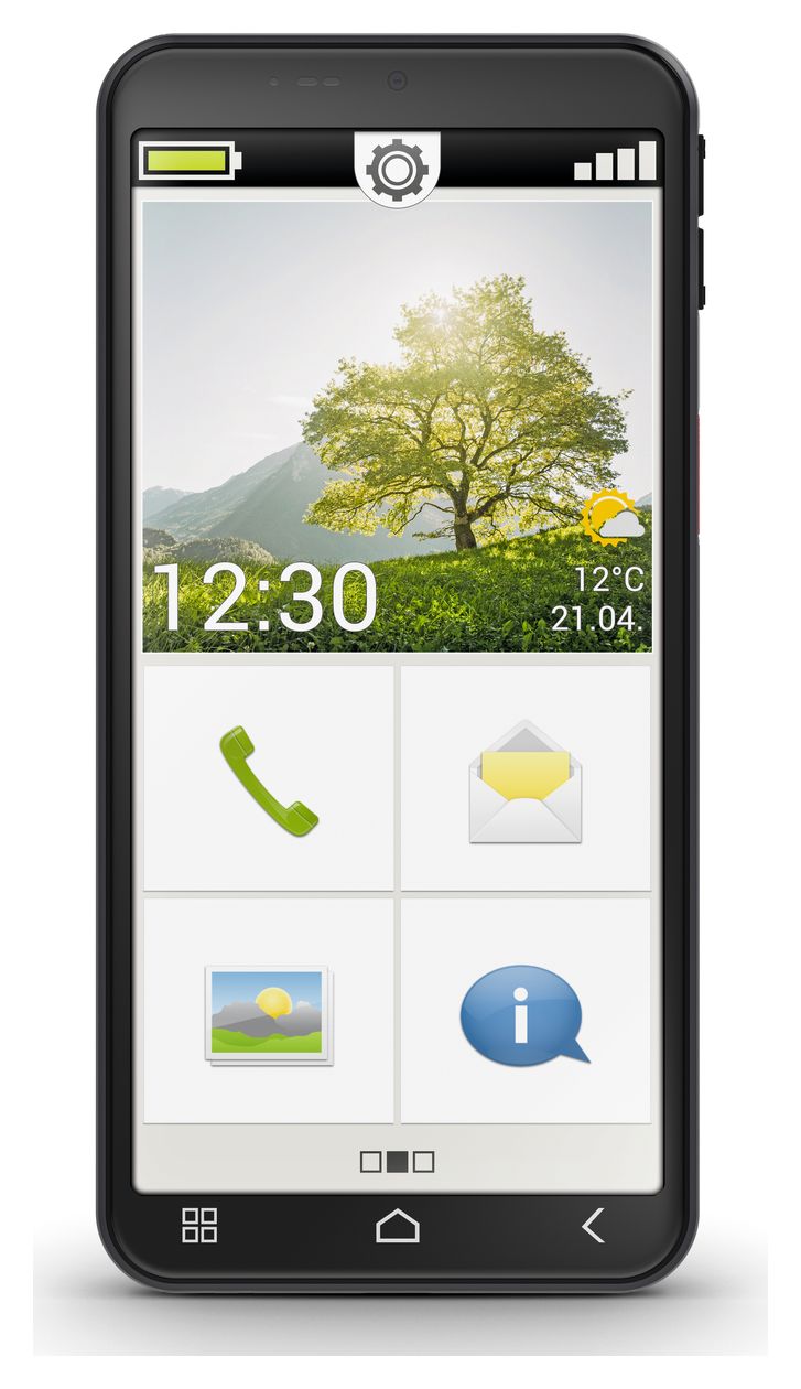 SMART.7lite 128 GB 4G Smartphone 13,8 cm (5.45 Zoll) Android 13 MP Dreifach Kamera Single SIM WiFi 5  (Schwarz) 