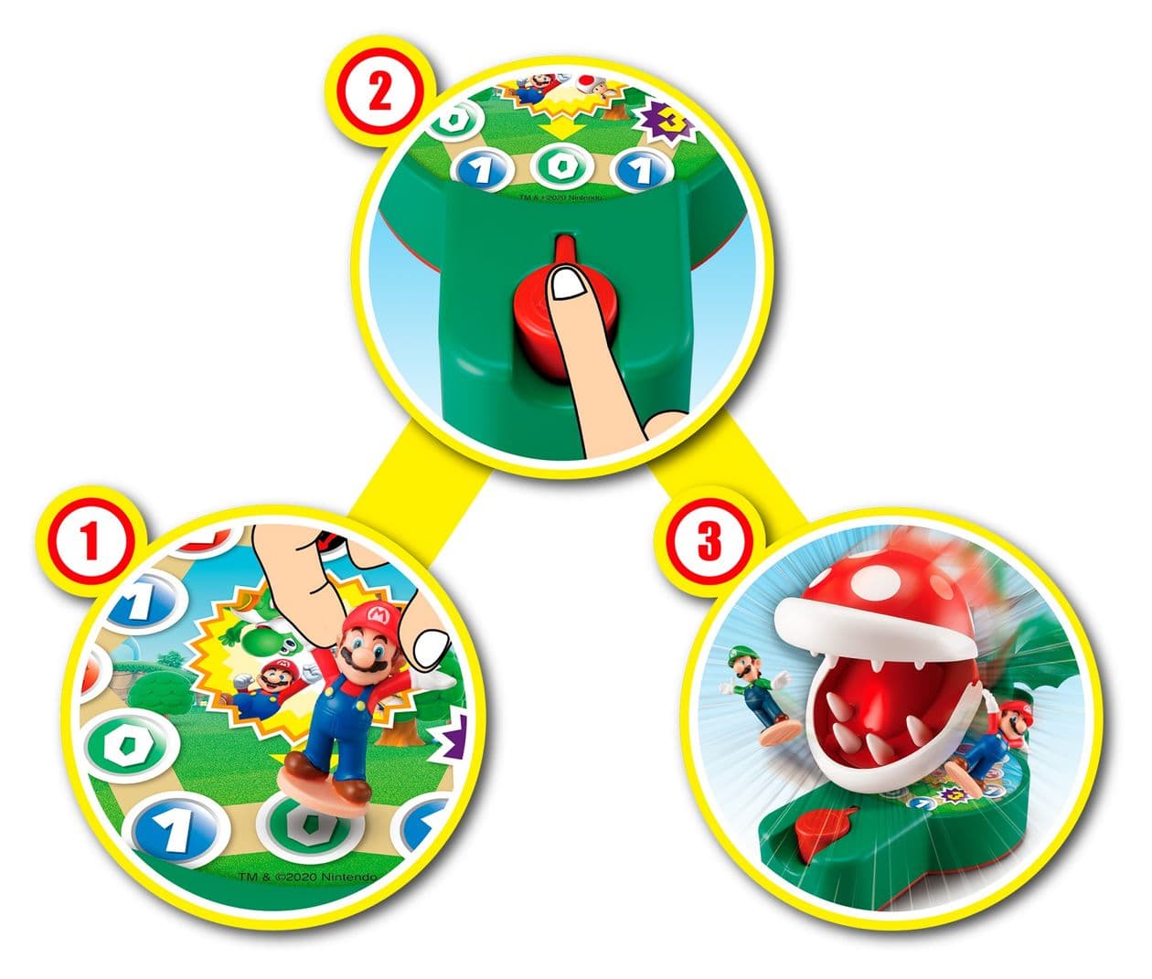7357 Super Mario Pirahna Plant Escape! Brettspiel ab 4 Jahr(e) 