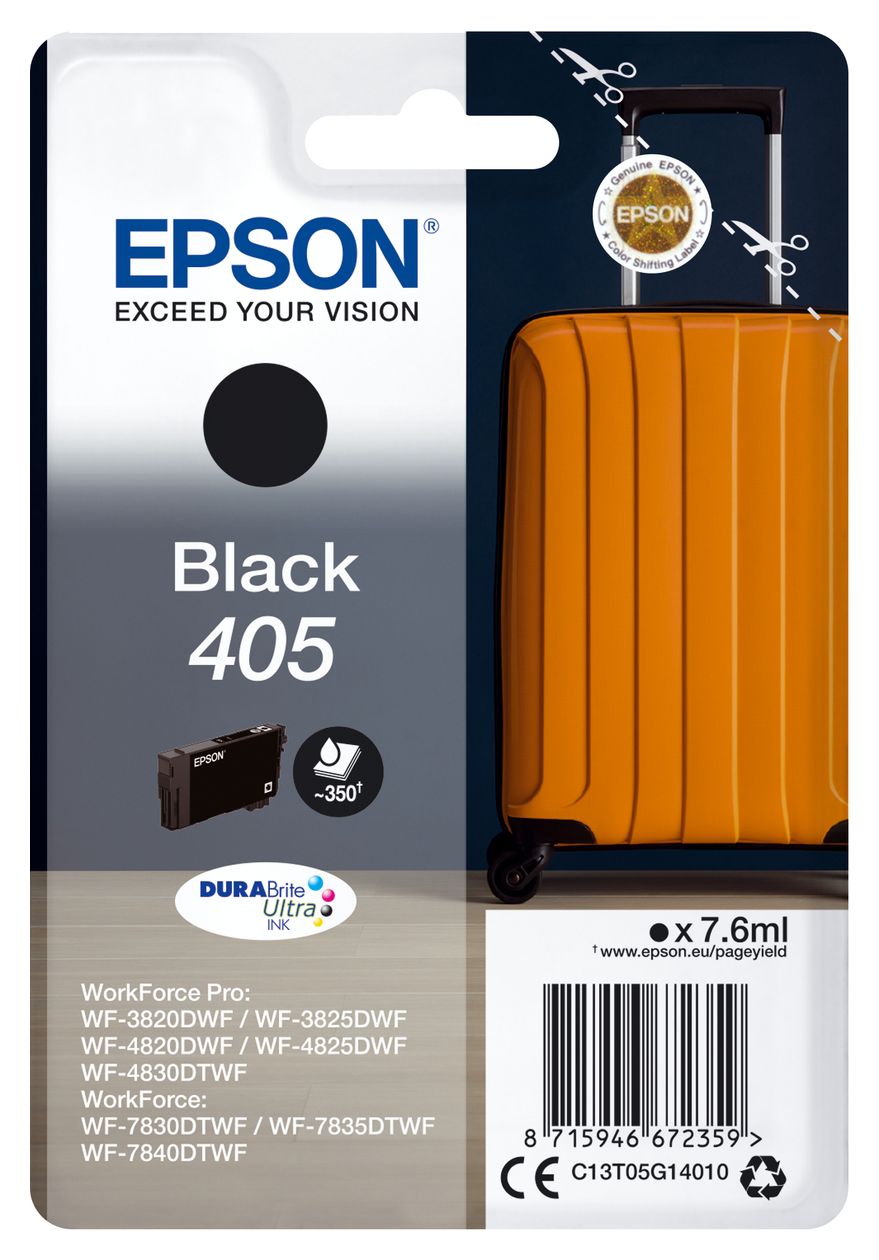 405 C13T05G14010 originale Druckerpatronen Schwarz 7,6 ml 