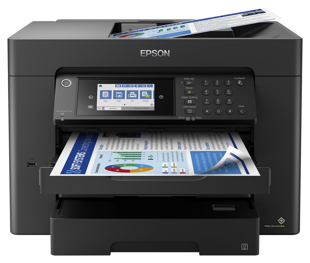 WorkForce Pro WF-7840DTWF All in One A3 Tintenstrahl Drucker 4800 x 2400 DPI 