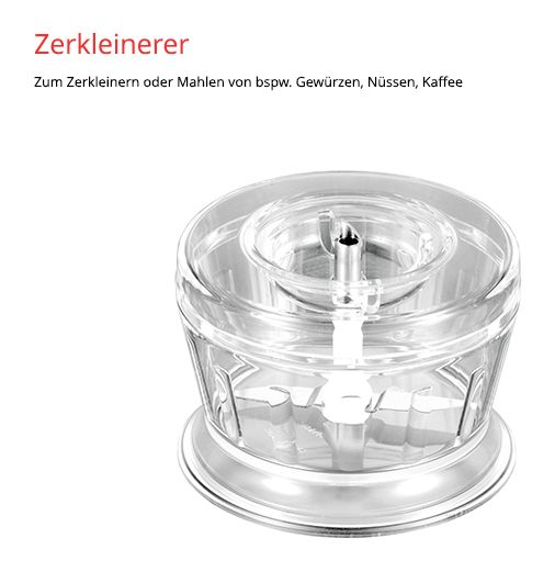 M160G Zauberstab Stabmixer 160 W 2 Stufen  (Anthrazit, Weiß) 