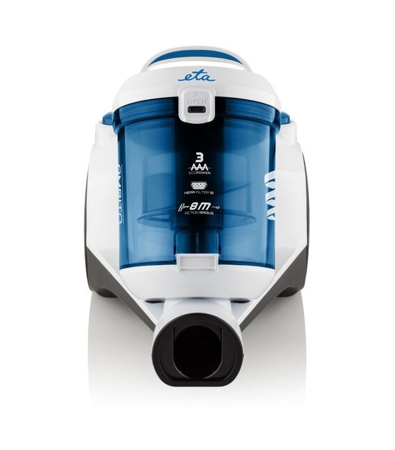 Ambito Bodenstaubsauger Beutellos 700 W HEPA (Schwarz, Blau, Weiß) 