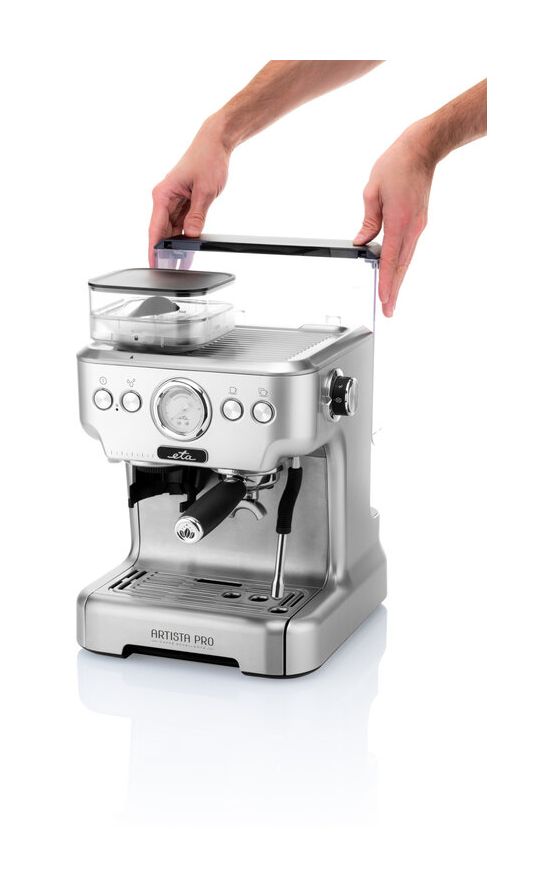 Artista Pro Siebträger Kaffeemaschine 20 bar 1620 W  (Edelstahl) 