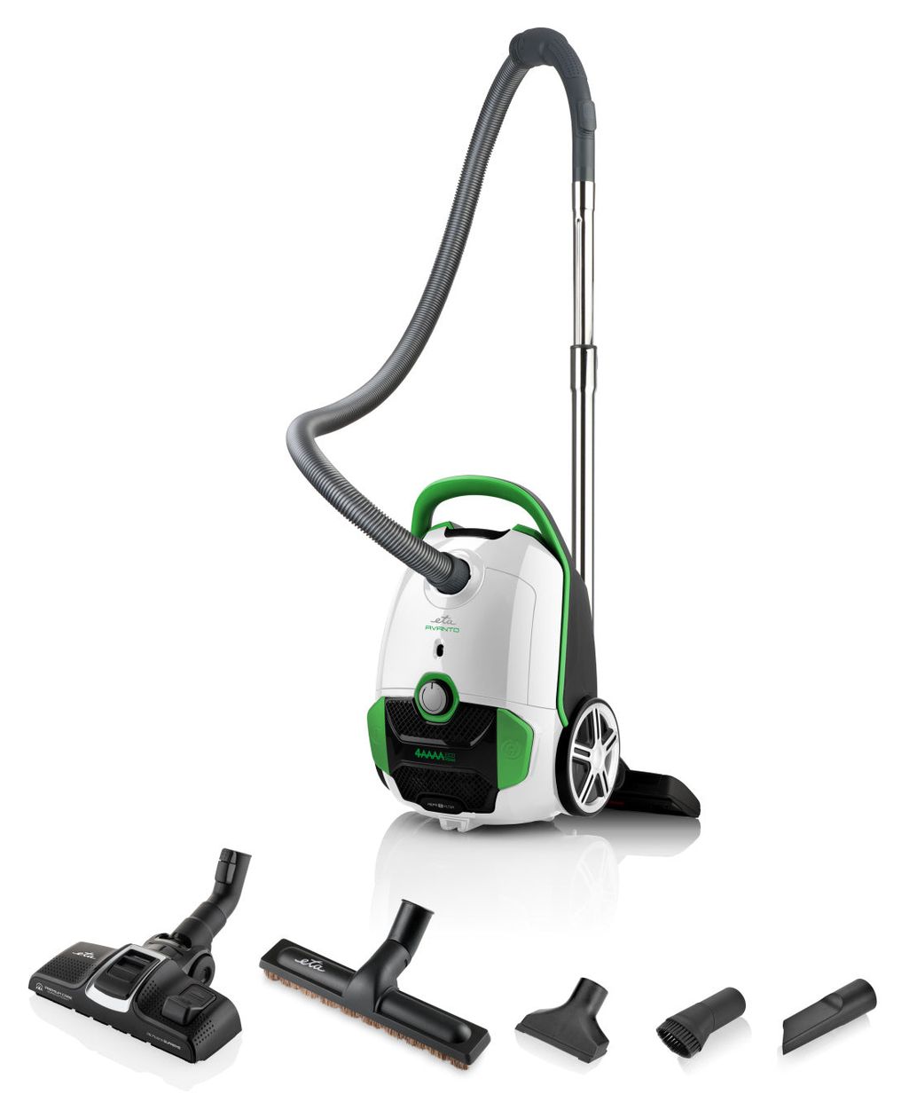 Avanto Bodenstaubsauger Beutellos 800 W HEPA (Schwarz, Grün, Weiß) 