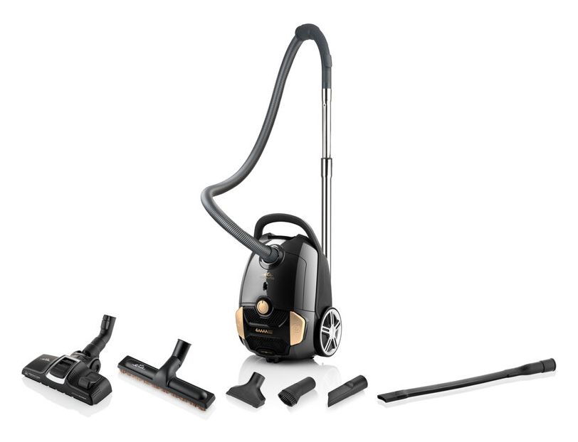 Avanto Bodenstaubsauger mit Staubbeutel 800 W HEPA  (Beige, Schwarz) 