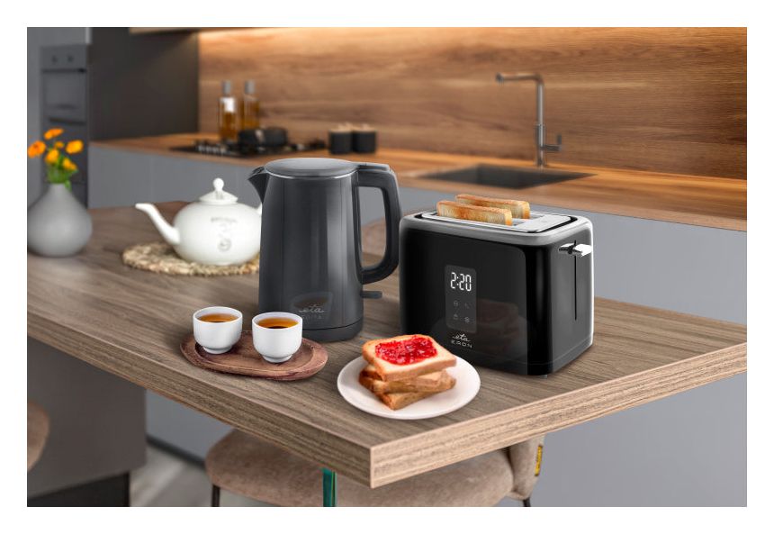 Edita 1,5 l Wasserkocher 2200 W  (Grau) 