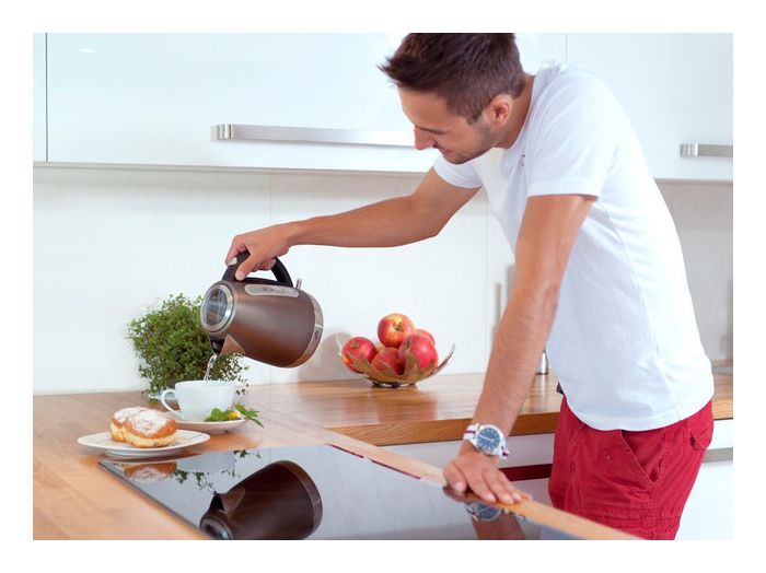Ela 1,7 l Wasserkocher 2200 W (Anthrazit, Grau, Edelstahl) 