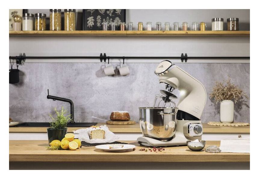 Gratus Evo Smart 1500 W Küchenmaschine 5,5 l  (Beige) 
