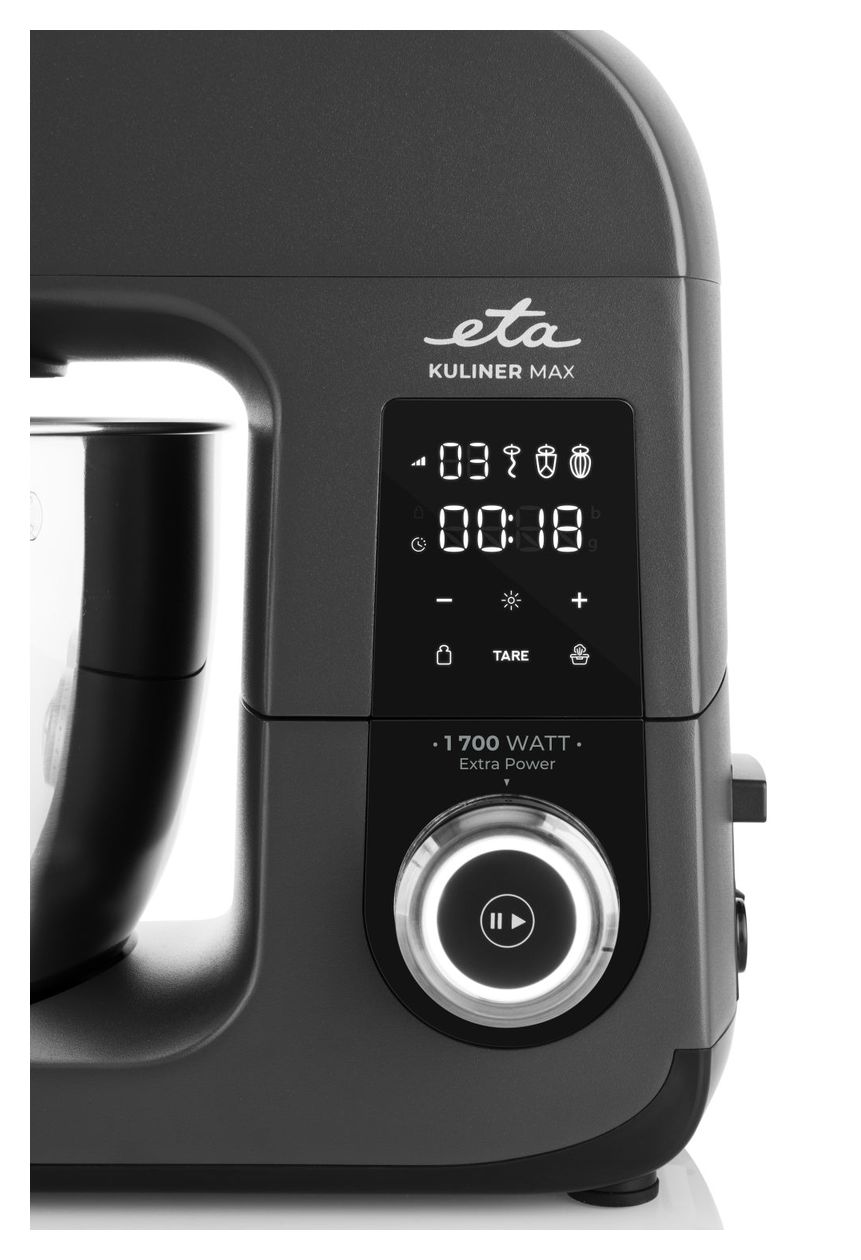 Gratus Kuliner II Max 1700 W Küchenmaschine 6,7 l mit Waage  (Grau) 