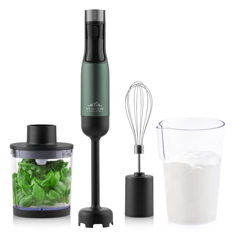 Mano Stabmixer 1000 W 9 Stufen  (Schwarz, Grün) 