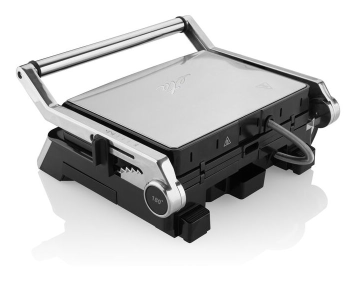 Party Chef Contact 2000 W mit 290 x 230 mm Fläche  (Schwarz, Edelstahl) 