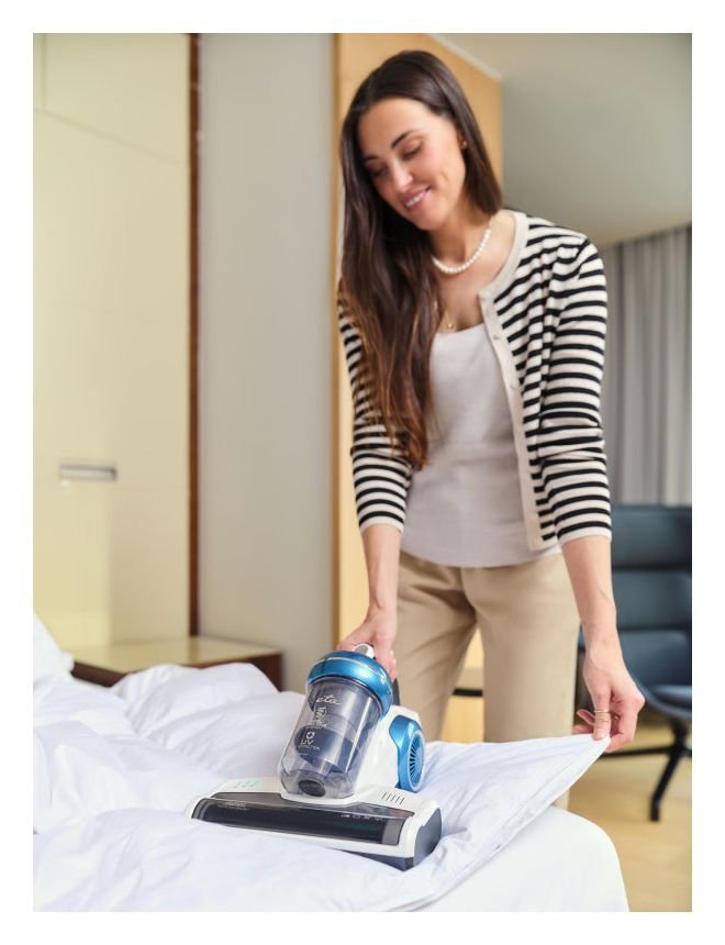 Roxy Handstaubsauger Beutellos  (Blau, Weiß) 