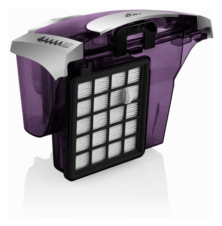 Salvet Animal Bodenstaubsauger Beutellos 700 W HEPA (Schwarz, Silber, Violett) 
