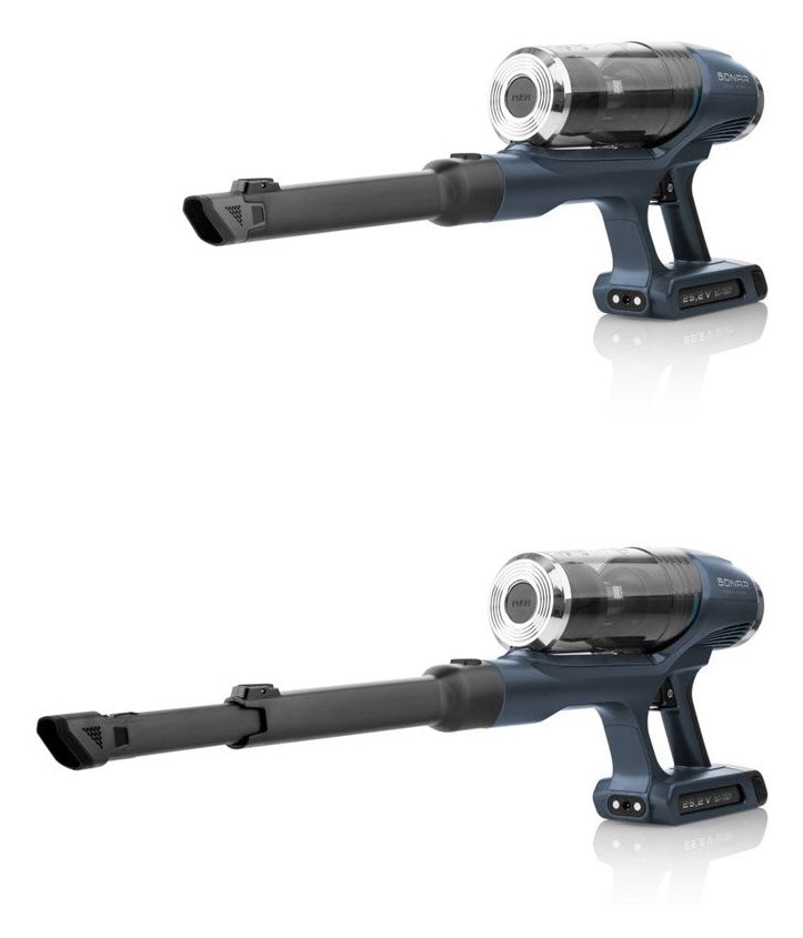 Sonar Aqua Plus Handstaubsauger Beutellos bis 40 min Laufzeit 25,2 V HEPA  (Blau) 