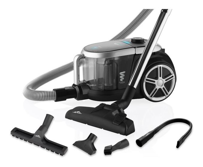 Stormy Car Bodenstaubsauger Beutellos 800 W HEPA  (Schwarz) 