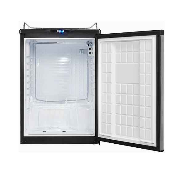 BK160-HE-300G 163 l Tischkühlschrank EEK: G 173 kWh Jahr  (Schwarz, Edelstahl) 