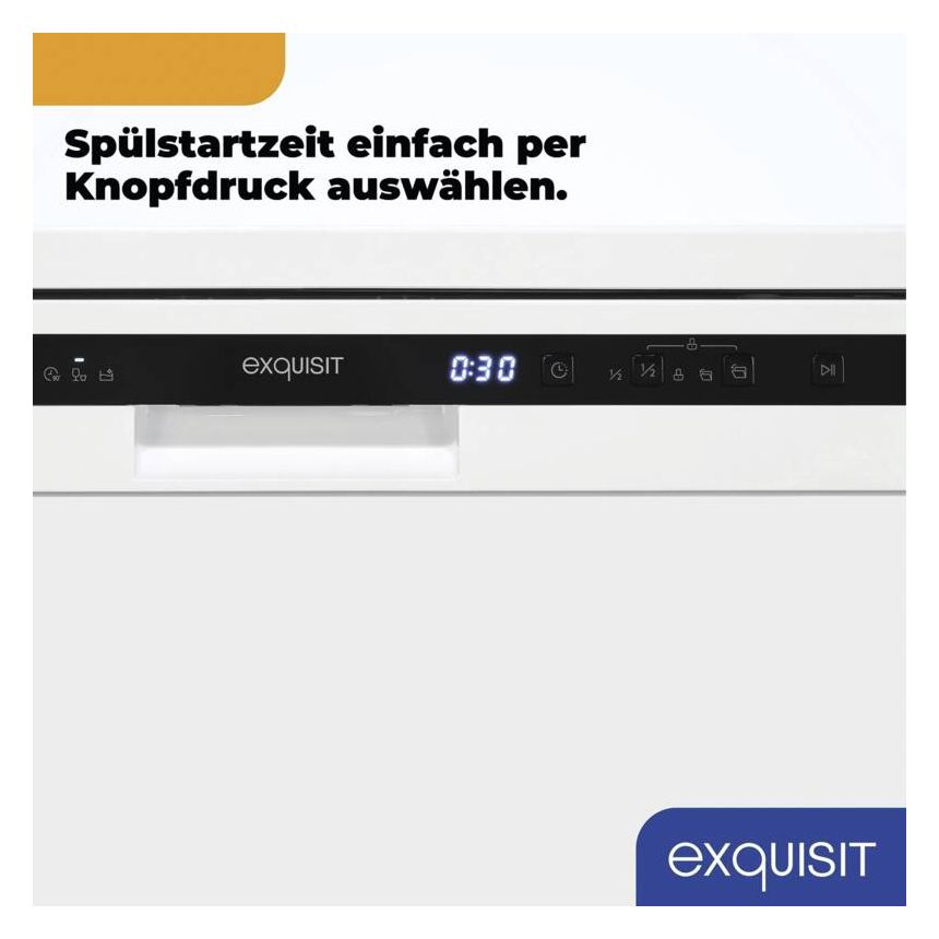 GSP6314-030C 60 cm Geschirrspüler freistehend Leise 14 Maßgedecke 