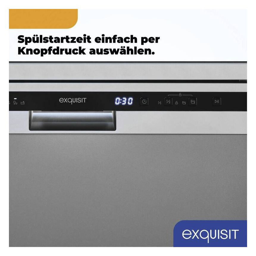 GSP6314-030C 60 cm Geschirrspüler freistehend Leise 14 Maßgedecke 