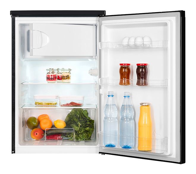 KS16-4-051C 107 l / 94 l Tischkühlschrank EEK: C 87 kWh Jahr  (Schwarz, Grau) 