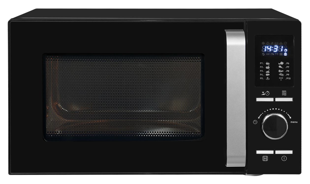 MW8925-7 Freistehende Mikrowelle 900 W Größe: klein 11 Stufen Grill  (Schwarz) 