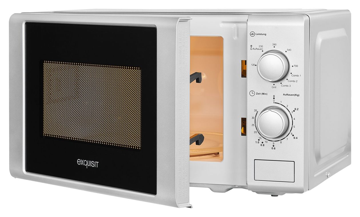 MW900-030G Standgeräte Solo 700 W Größe: klein 5 Stufen Grill  (Silber) 