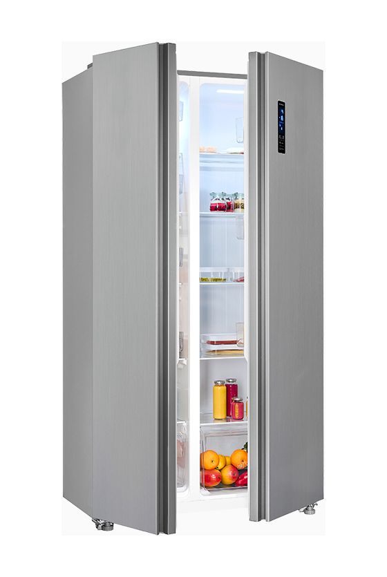 SBS46-040E Side-by-Side Kühl-/ Gefrierkombination 291 l / 148 l 287 kWh NoFrost 1770 mm x 910 mm  (Edelstahl) 