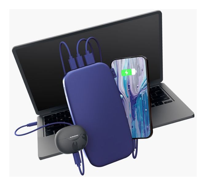 2PB27100 27000 mAh Powerbank USB Typ-C  (True Blue) 