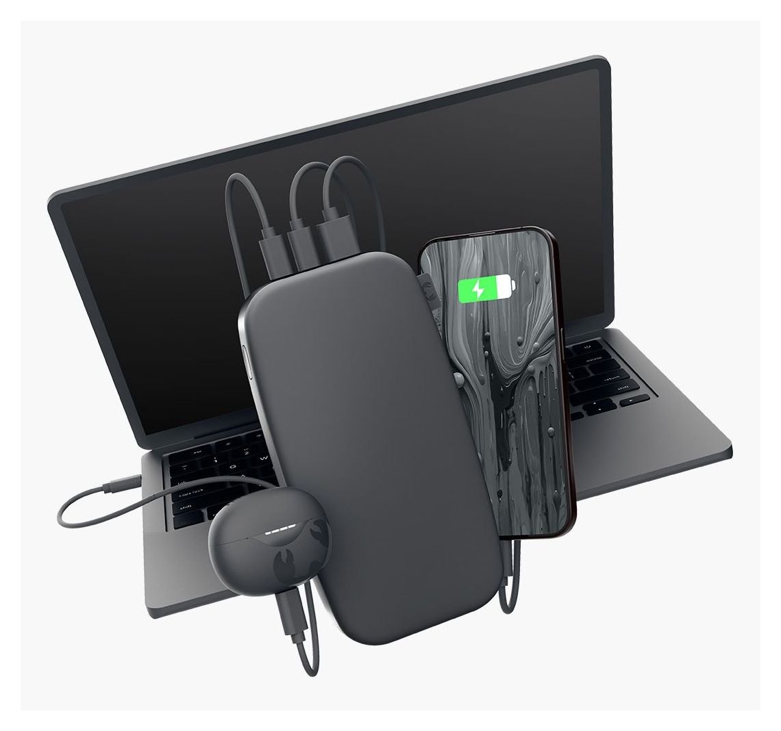 2PB27100SG 27000 mAh Powerbank USB Typ-C  (Dunkles Grau) 