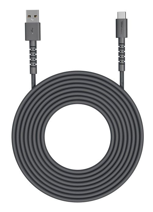 2ULC201SG Rundkabel Lightning auf USB A Männlich 2 m  (Grau) 