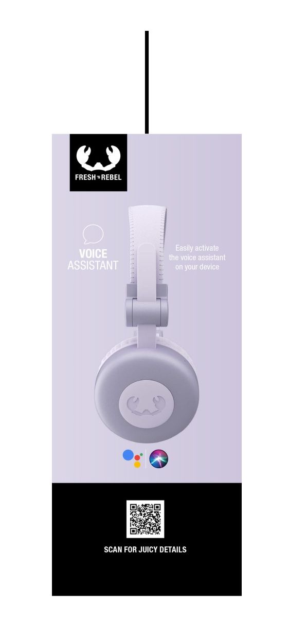 Code Core Ohraufliegender Bluetooth Kopfhörer kabellos 30 h Laufzeit USB Typ-C  (Lila) 