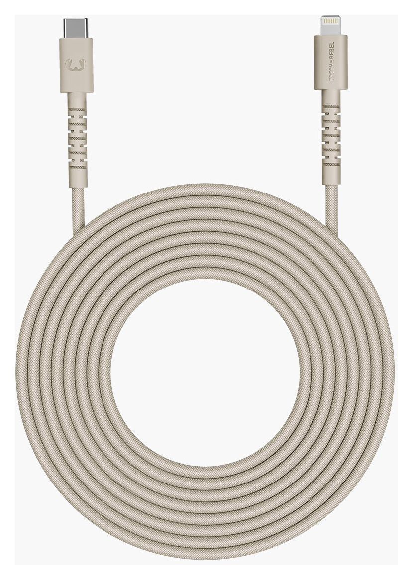 FlexWave Lightning auf USB C Männlich 2 m  (Beige) 