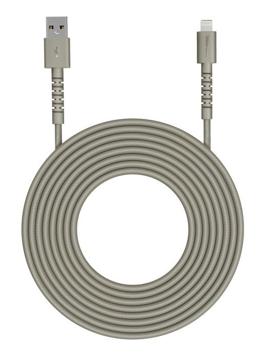 FlexWave Rundkabel Lightning auf USB A Männlich 2 m  (Grün) 