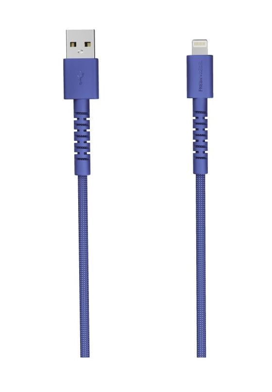 FlexWave Stecker Rundkabel Lightning auf USB A 2 m  (True Blue) 