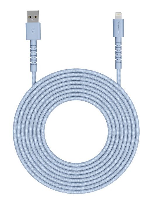 FlexWave Stecker Rundkabel Lightning auf USB A 2 m  (Vivid Blue) 