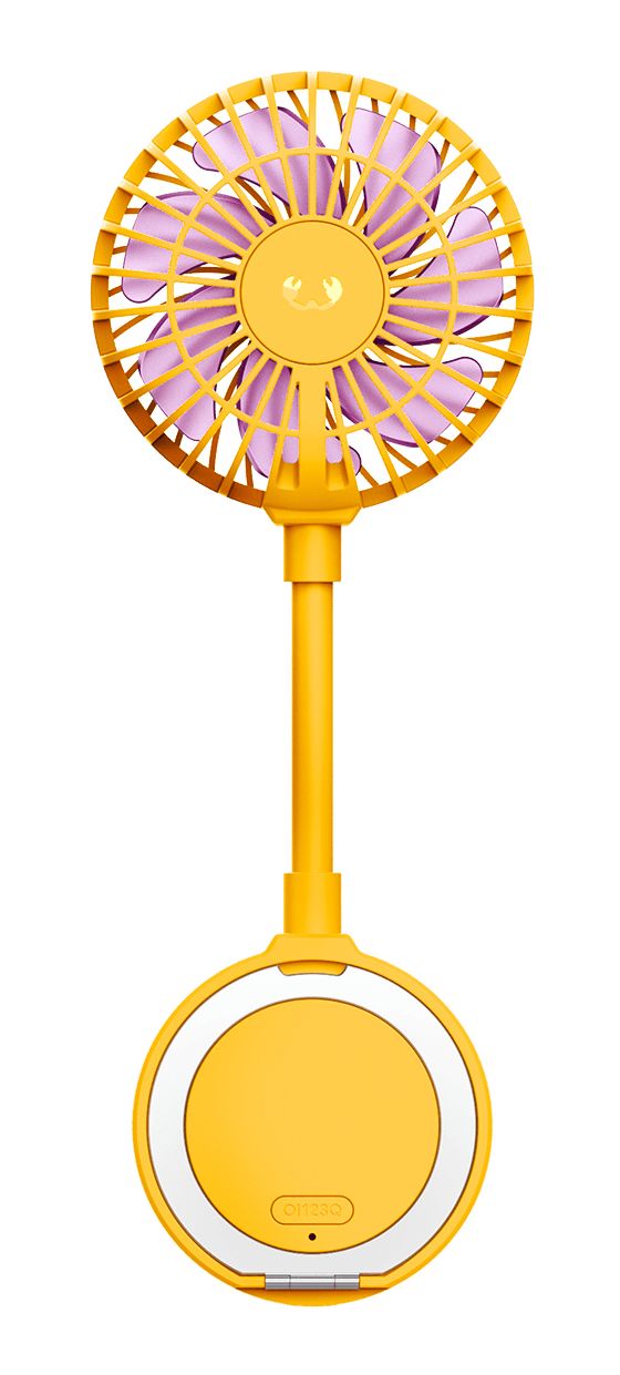 Magnetic Fan Handventilator  (Orange) 
