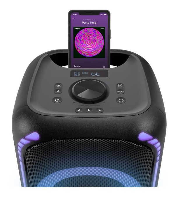 Party Loud Medium 50 W Bluetooth Lautsprecher IPX7 Laufzeit bis 20 h  (Schwarz) 
