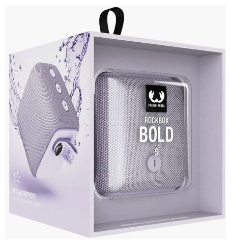 Rockbox Bold S Bluetooth Lautsprecher Wasserdicht IPX7 (Lila) 