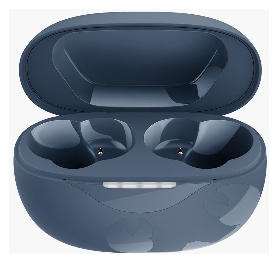 Twins Breez In-Ear Bluetooth Kopfhörer kabellos 7 h Laufzeit USB Typ-C  (Blau) 
