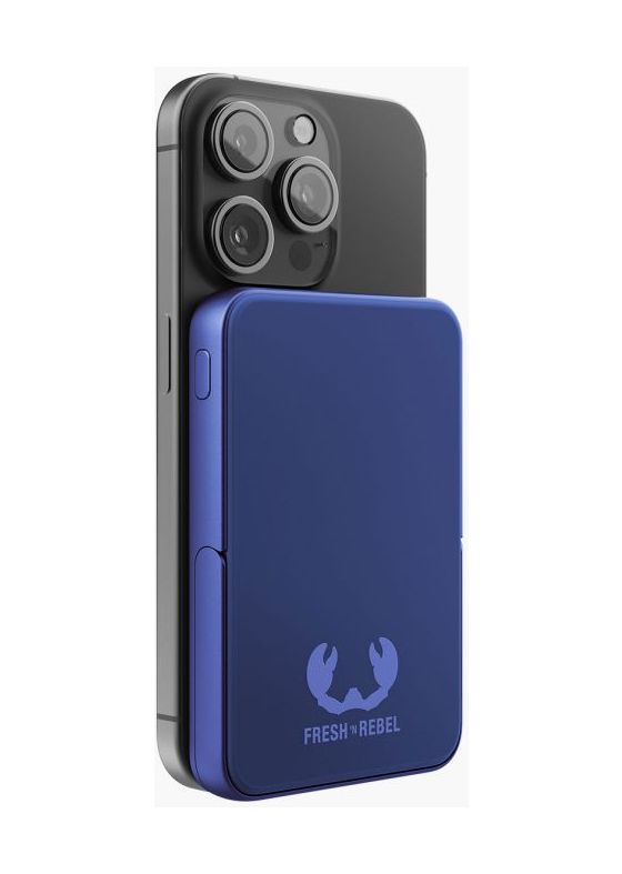 Wireless Magnetic 5000 mAh Powerbank USB Typ-C Kabelloses Laden  (Blau) 