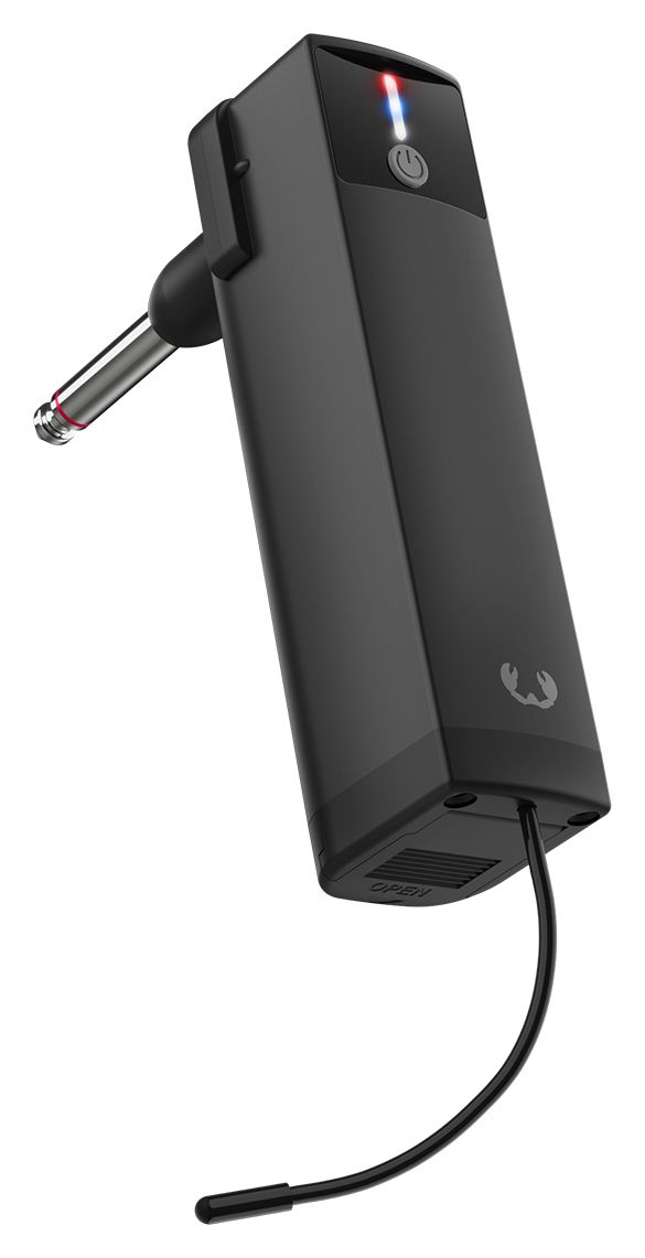 Wireless Microphone Set kabellos Microphone set 6.35 mm (1/4")  (Schwarz) 