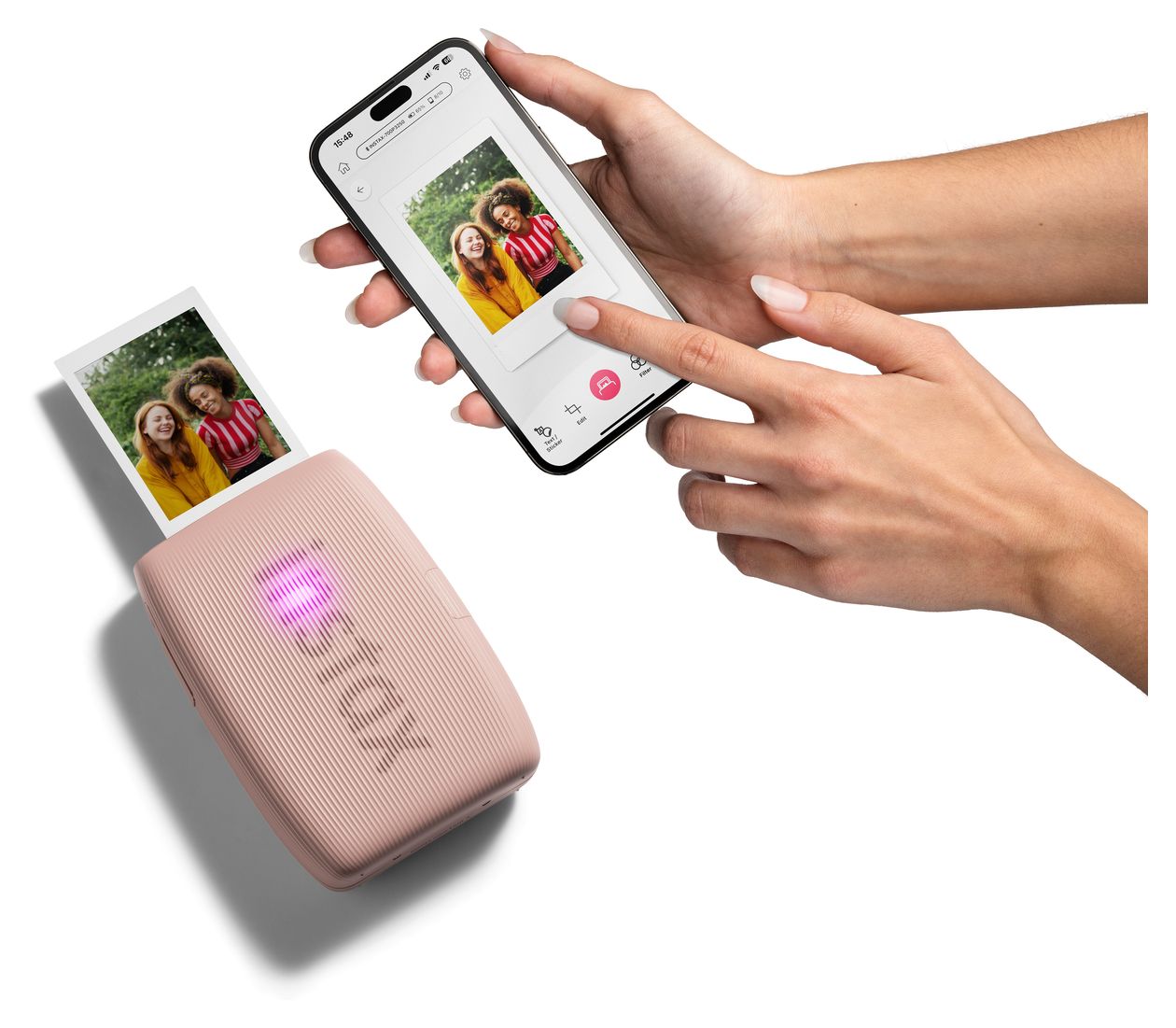 Instax Mini Link3 2.4" x 1.8" (6.2x4.6 cm) Foto Drucker 800 x 600 DPI  (Rose) 