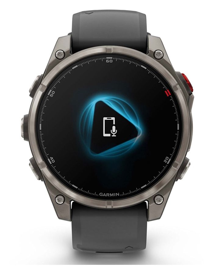 Fenix 8 Pro Digital 47 mm Smartwatch Rund 360 h  (Graphit, Titan) 