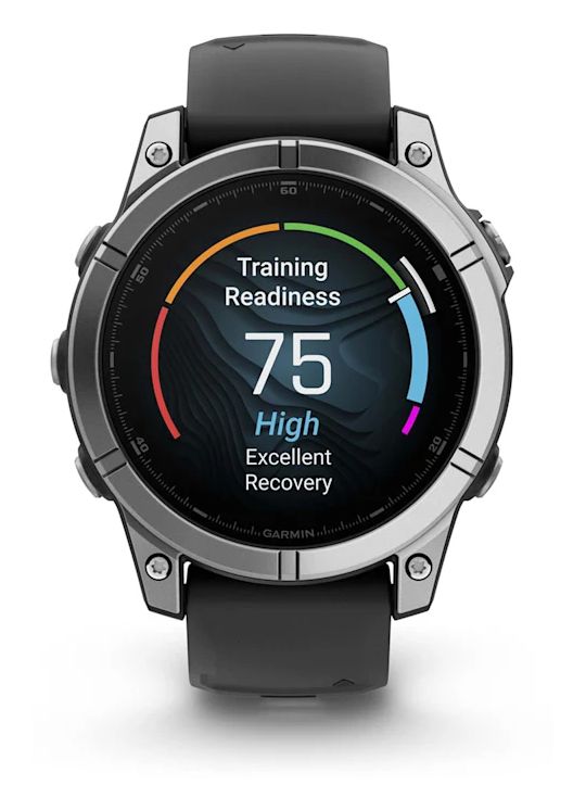 Fenix E Digital 47 mm  Smartwatch Rund  (Edelstahl) 