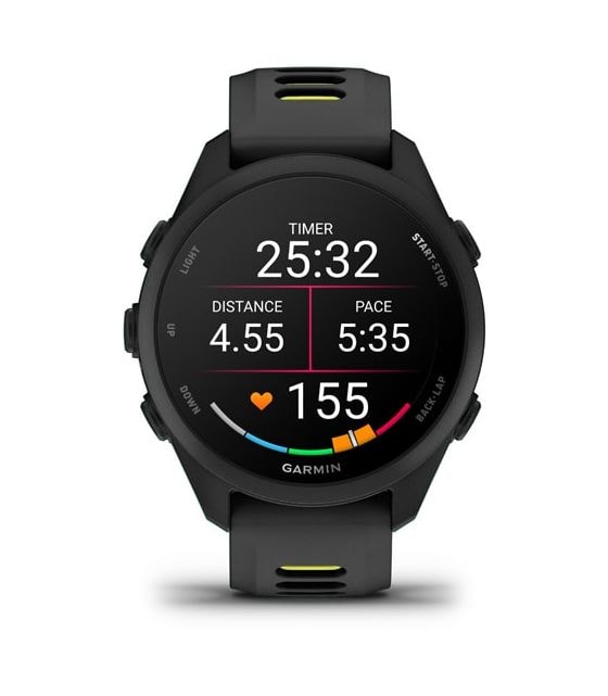 Forerunner 170 Digital 30 mm Smartwatch Rund  (Schwarz) 