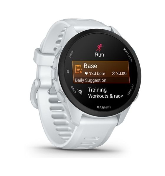 Forerunner 70 Digital 30 mm Smartwatch Rund  (Weiß) 
