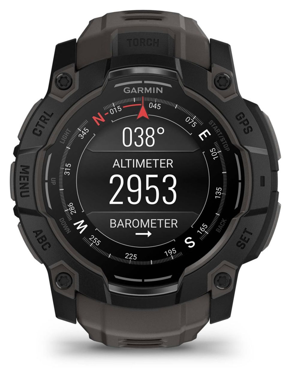 Instinct 3 Solar 50 mm Smartwatch Rund  (Schwarz) 