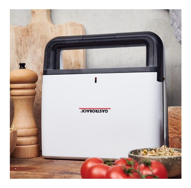 42443 Sandwichmaker 750 W für 2 Sandwiches  (Schwarz, Weiß) 