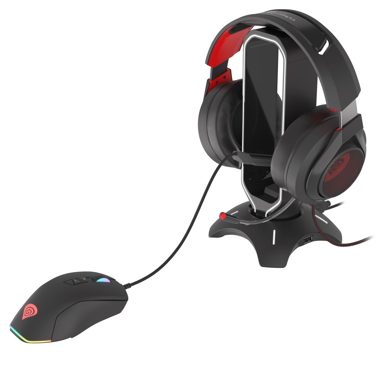 Vanad 500 Bungee Headset-Ständer  (Schwarz) 