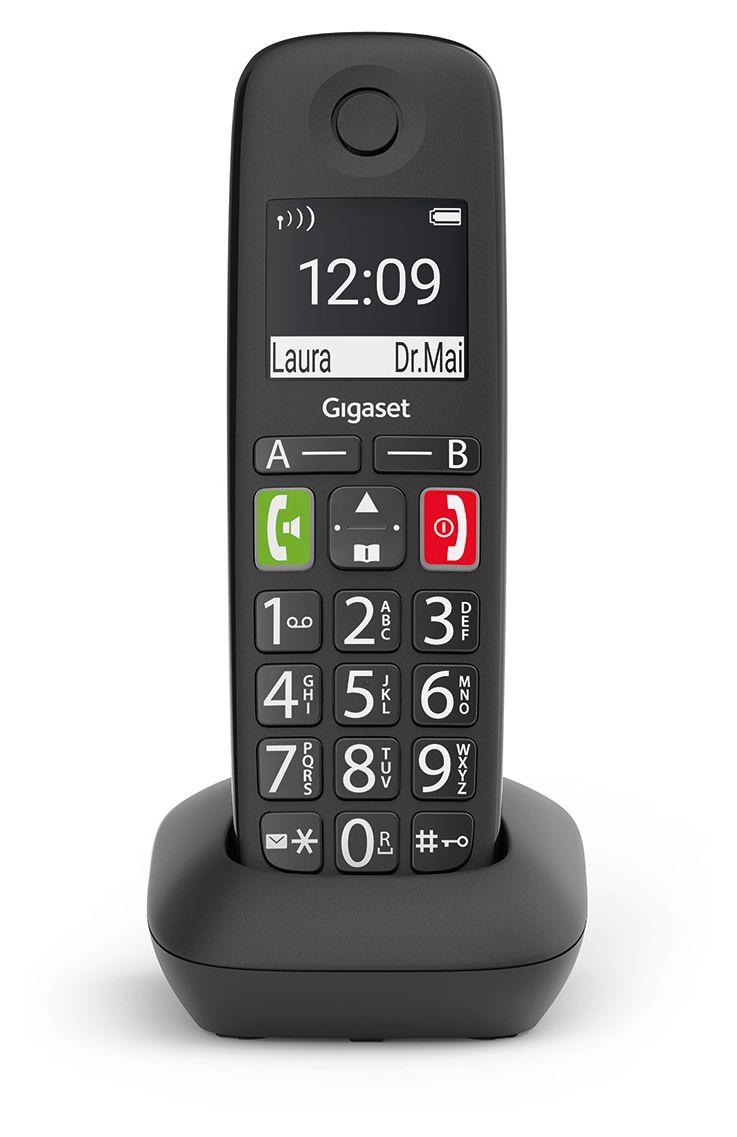 E290HX DECT-Telefon  (Schwarz) 